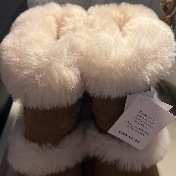 Beautiful New Suede COACH boots. - Picture 10 of 12